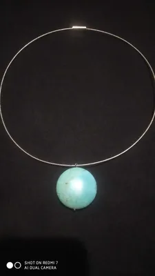Колье с камнем из бирюзы 1