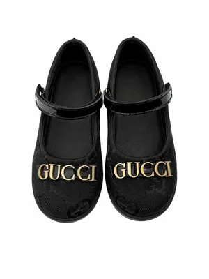 Qiz bola uchun qora Gucci tuflilari 1
