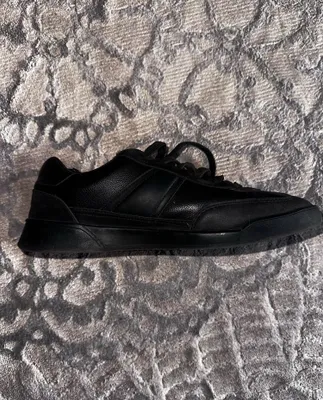ZARA Black Monochrome Panelled Sneakers EU 40 1