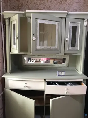 антикварный буфет деревянный