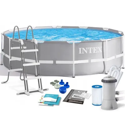 Каркасный бассейн Intex 366×99см с фильтр-насосо 1