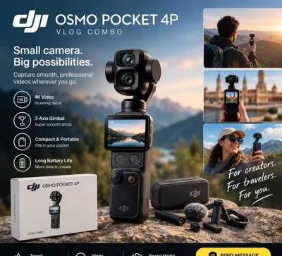 DJI Osmo Pocket 4P, полный комплект. Новый 1