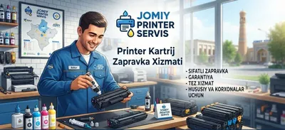 Printer kartrijlarini zapravka qilish | Siyoh va toner to‘ldirish