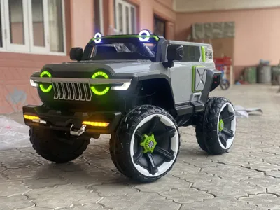 Детская машина, электромобиль для детей с пультом, 4 мотора, 4x4 1