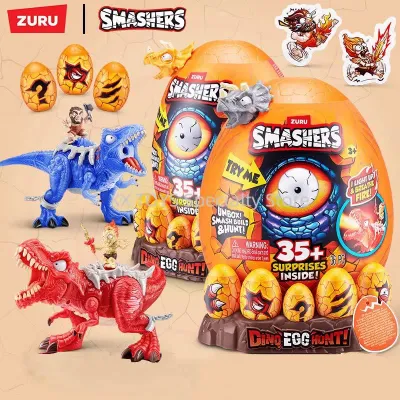 ZURU Smashers Dino Egg Hunt — большое яйцо с динозавром 1