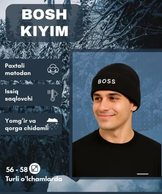 Bosh kiyim shapka 1