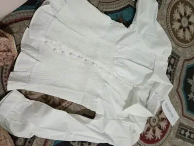 oq kofta maktab uchun kiyilmagan yangi 4