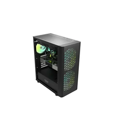 ' darkFlash DK360 Black kompyuter korpusi (ATX, 3x ARGB Fans) 1