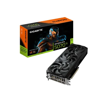 ; GIGABYTE RTX5070Ti 16GB Windforce OC videokartasi 1