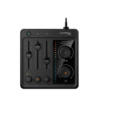 ^Микшер HyperX Audio Mixer — Аудиомикшер для XLR-микрофонов 1