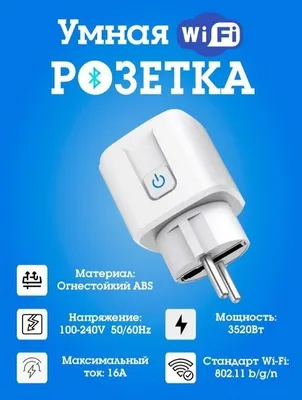 Умная Wi‑Fi розетка Smart Plug