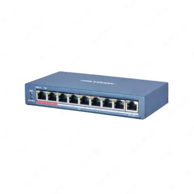 Hikvision DS-3E0109P-E/M 8×100M PoE kommutatori