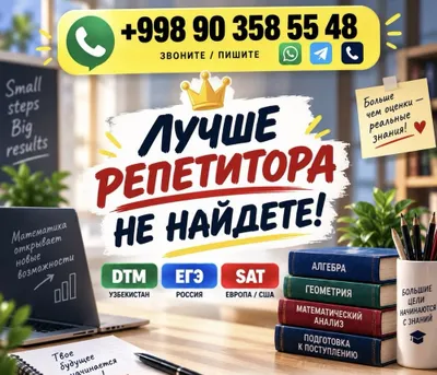 Лучший репетитор по математике 1