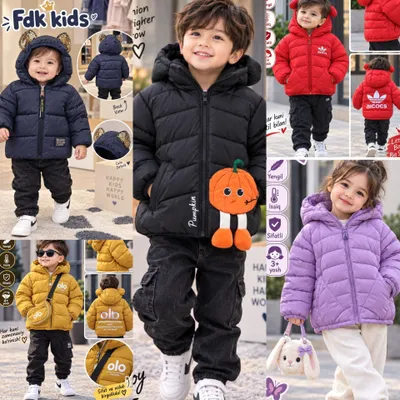 "Fdk kids"dokonida Kuzgi Kurtkalar keldi 1-5 yosh