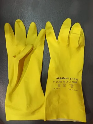 Перчатки химически стойкие AlphaTec 87-190 1