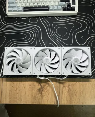 Deepcool FL 12C SE WH kompyuter korpusi uchun ARGB sovutgich (ventilyator) 1