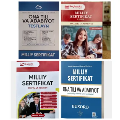 Доставка. Milliy sertifikat ona tili va adabiyot testlayn. 1