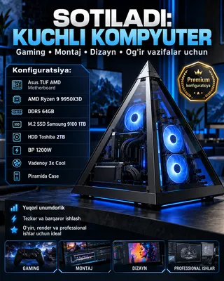 SOTILADI — KUCHLI PREMIUM KOMPYUTER