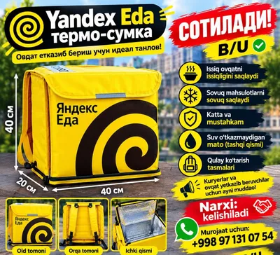 Yandex sumka yoki Express24 xizmatlarida kuryerlik