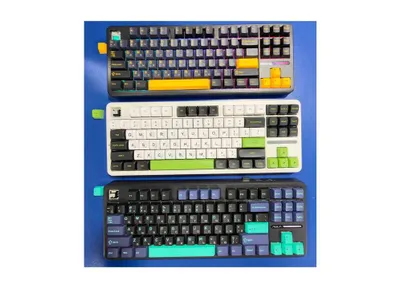 Механическая беспроводная клавиатура Aula F87 pro RU/EN оригинал 1