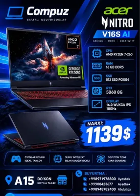 Acer Nitro V16 S Ai