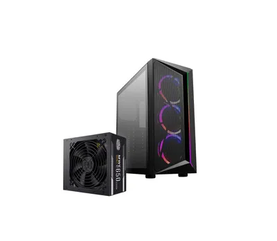 Cooler Master CMP 510 korpusi + MWE 650W Bronze quvvat bloki 1