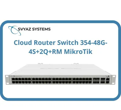 Mikrotik Cloud Router Switch 354-48G-4S+2Q+RM kommutatori