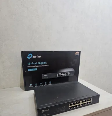 TP LINK TL-1016D 16 PORT GIGABIT коммутатор 1