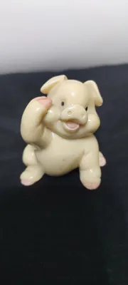 Винтажный азиатский фигурка свиней