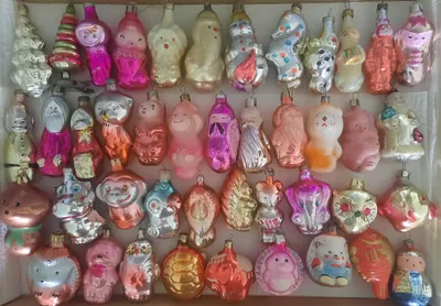 Советские ёлочные игрушки Ссср 1