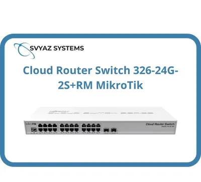 Mikrotik Cloud Router Switch 326-24G-2S+RM Коммутатор