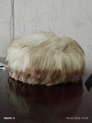 Женская шапка из песца