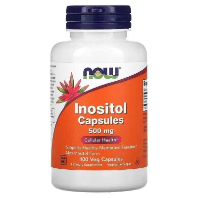 Inozitol (Inositol) 500 mg, 100 kapsula, Now USA