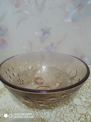 Чашка стеклянная салатница 1