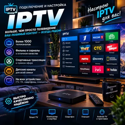 Подключение и настройка IPTV для дома