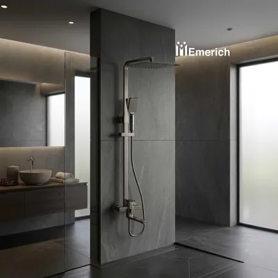 Душевая система Emerich 2433D цвета gunmetal 1