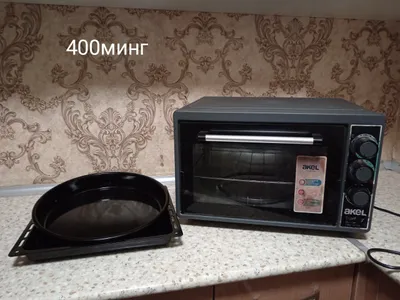 Электропечь Asel с двумя разными противнями, б/у, идеальное состояние