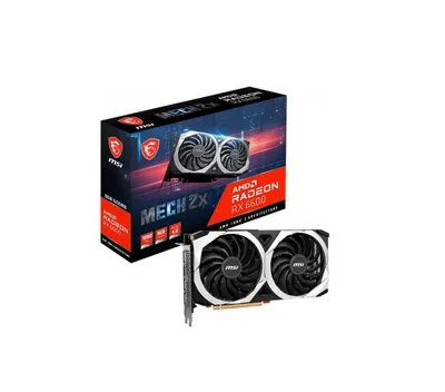 MSI Radeon RX 6600 XT MECH OC 8GB GDDR6 videokartasi 1
