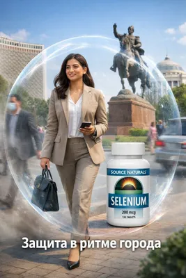 Selen, Selenium, Source Naturals. 200 mkg, 120 ta tabletka 1