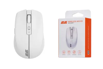 2E MF270 Silent Rechargeable WL White sichqonchasi 1