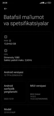 Redmi note 12 pro plus 5G 12+8/256 1