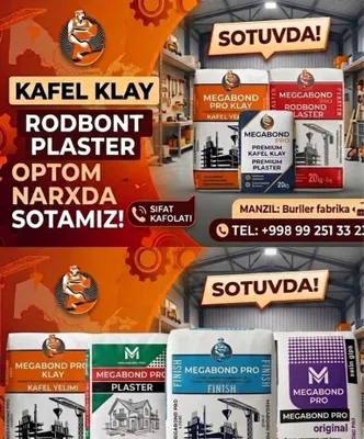 Asalomu alakum urganchda kafel klay rodbont optom narxda sotladi sifat