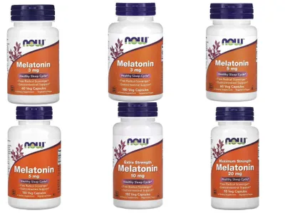 NOW Foods Мелатонин NOW Melatonin 3 мг 5 мг 10 мг 20 мг 1