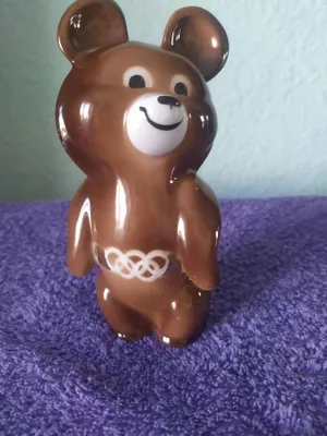 раритет статуэтка мишка олимпийский 1