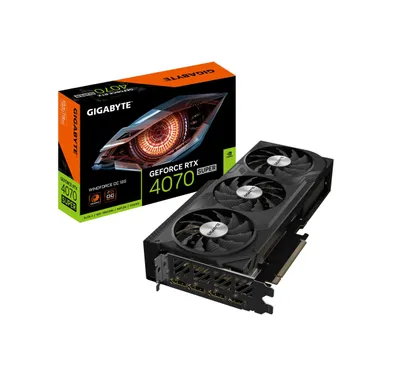 GIGABYTE RTX4070Super 12GB WindForce OC videokartasi 1