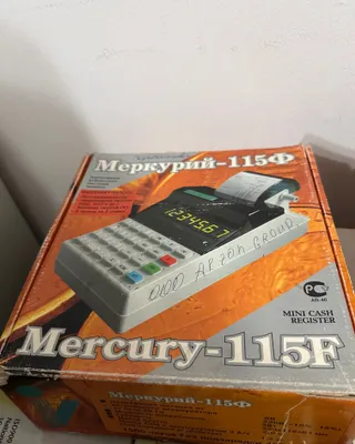 Продаю б/у кассовый аппарат Меркурий 115ф 1