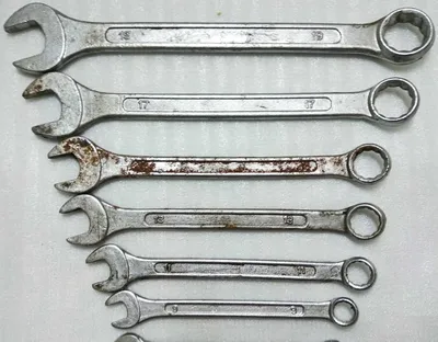 8, 9, 11, 13, 14, 17, 19 o‘lchamdagi yangi kombinatsiyalangan gayka kalitlari to‘plami 1