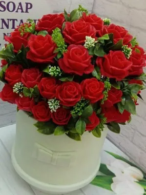 Мыльные цветы ручной работы 1