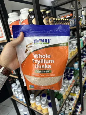 Now Whole Psyllium Husks 454 g 1