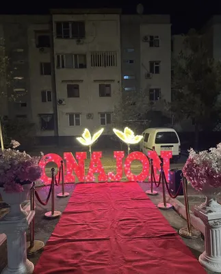 Onajon Otajon yozuvli ofarmleniya dekoratsiya 1